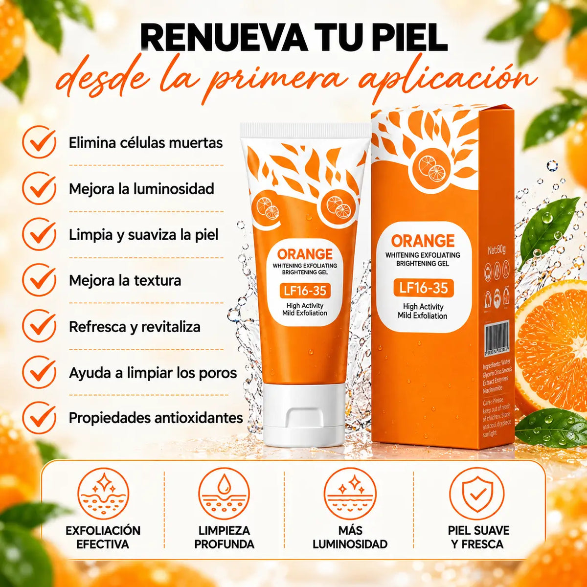 Exfoliante orange